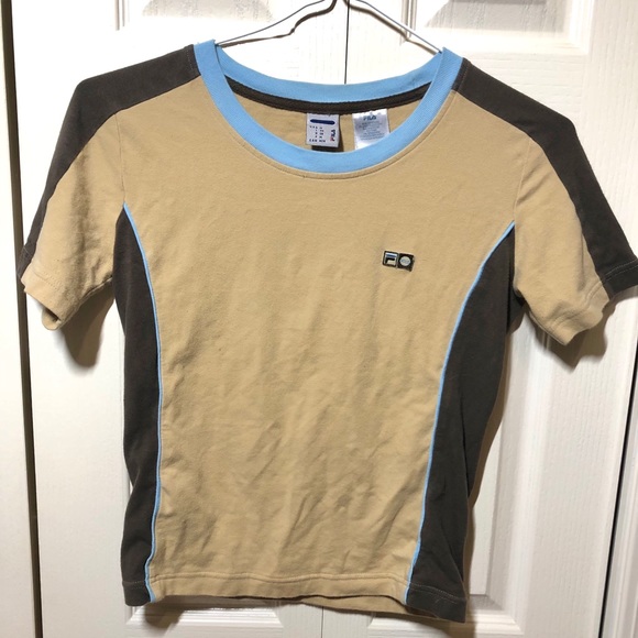 Fila Brown, Beige, Blue Short Sleeve - Picture 2 of 5